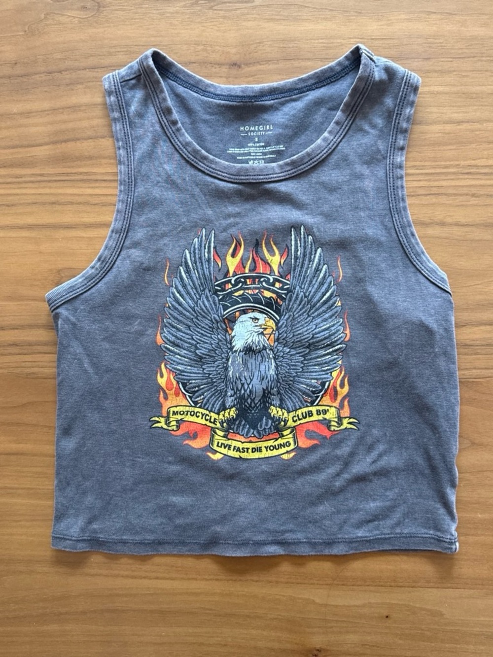 Gray Eagle Graphic Tank Top